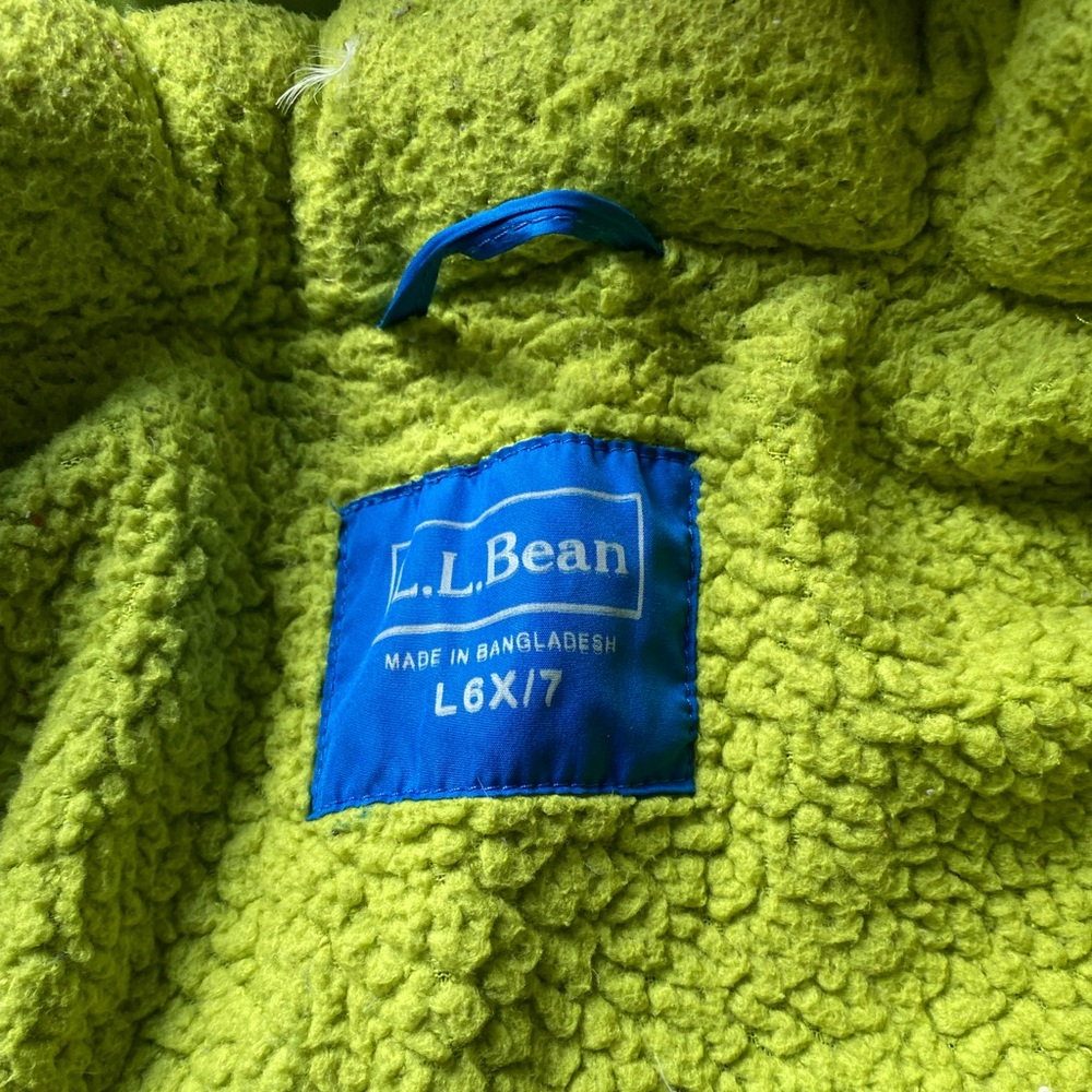 LL bean winter coat kids
